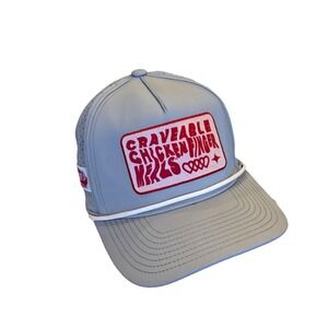 Raising Cane's SnapBack Hat Cap Gray Craveable Chicken Finger Meals Pacific NWOT